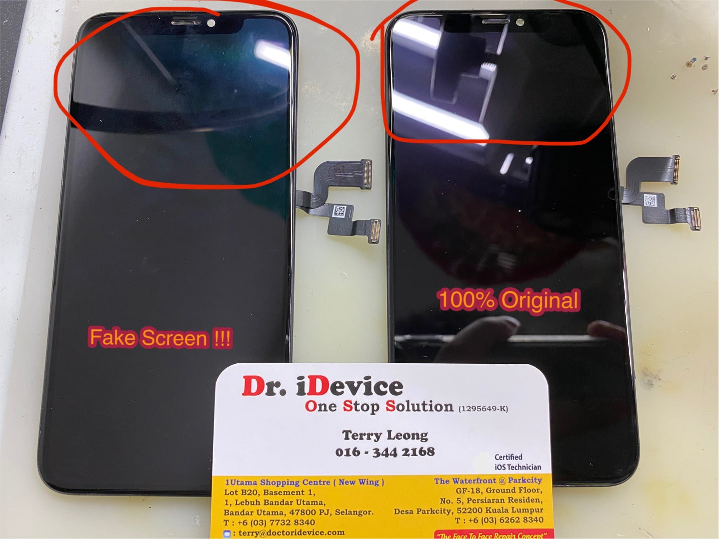 iPhone 11 PRO Cracked Glass Broken Screen Refurbishing Repair